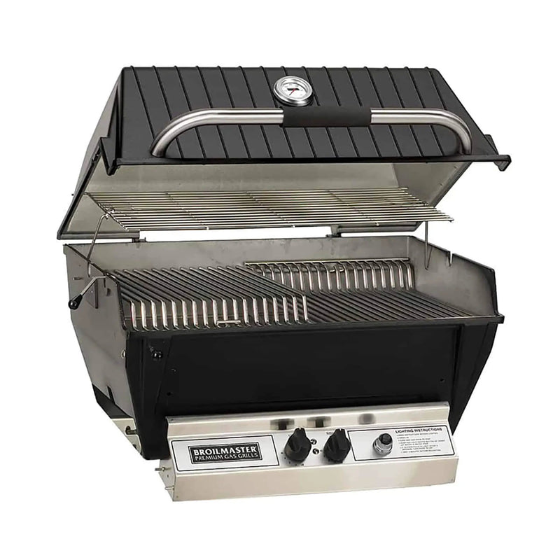 Broilmaster P3X Super Premium Cast Aluminum Gas Grill With Flare Busters, Griddle And Smoker Shutter (SAK98194) by SAKSBY WHOLESALE