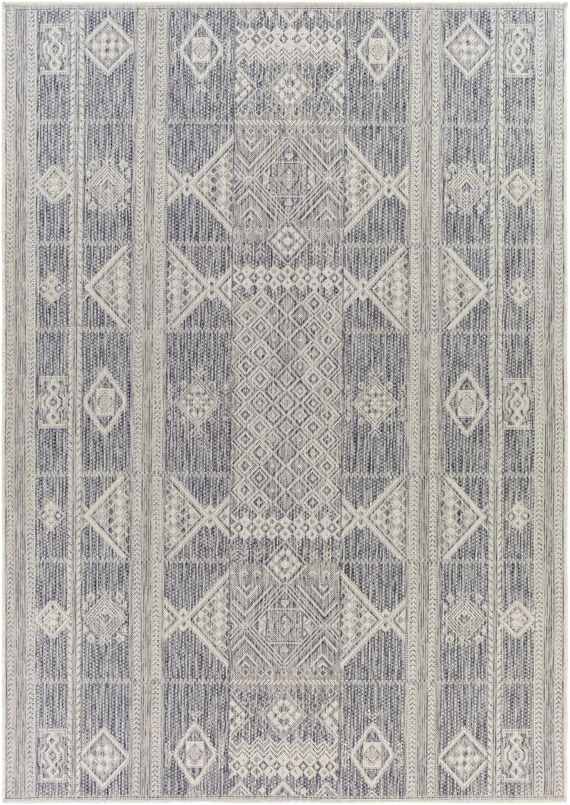 Malamig Gray Outdoor Area Rug - Clearance by Boutique Rugs