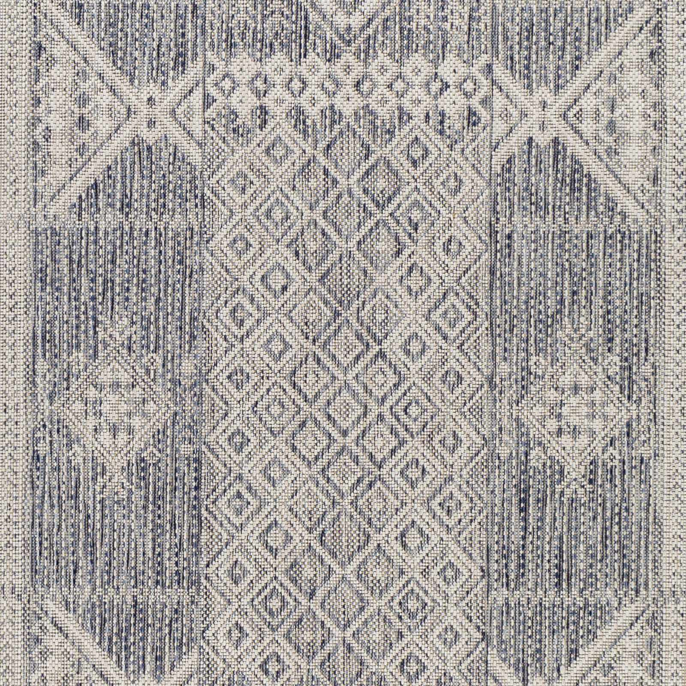 Malamig Gray Outdoor Area Rug - Clearance by Boutique Rugs