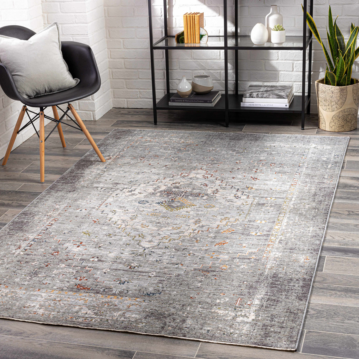 Boli Distressed Statement Rug by Boutique Rugs