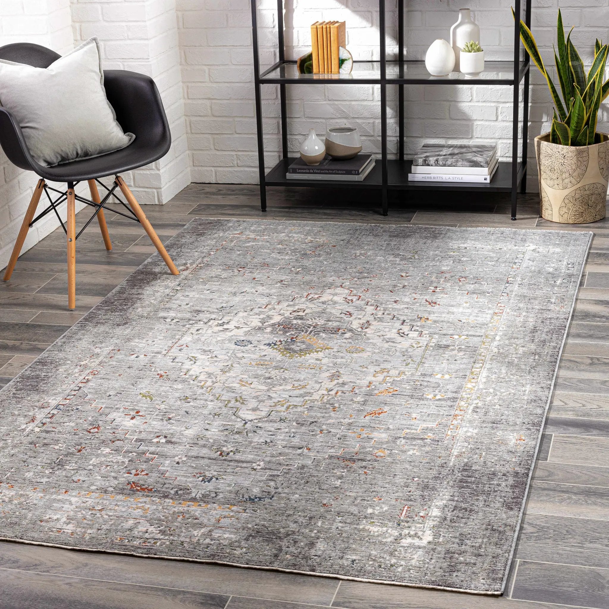 Boli Distressed Statement Rug by Boutique Rugs