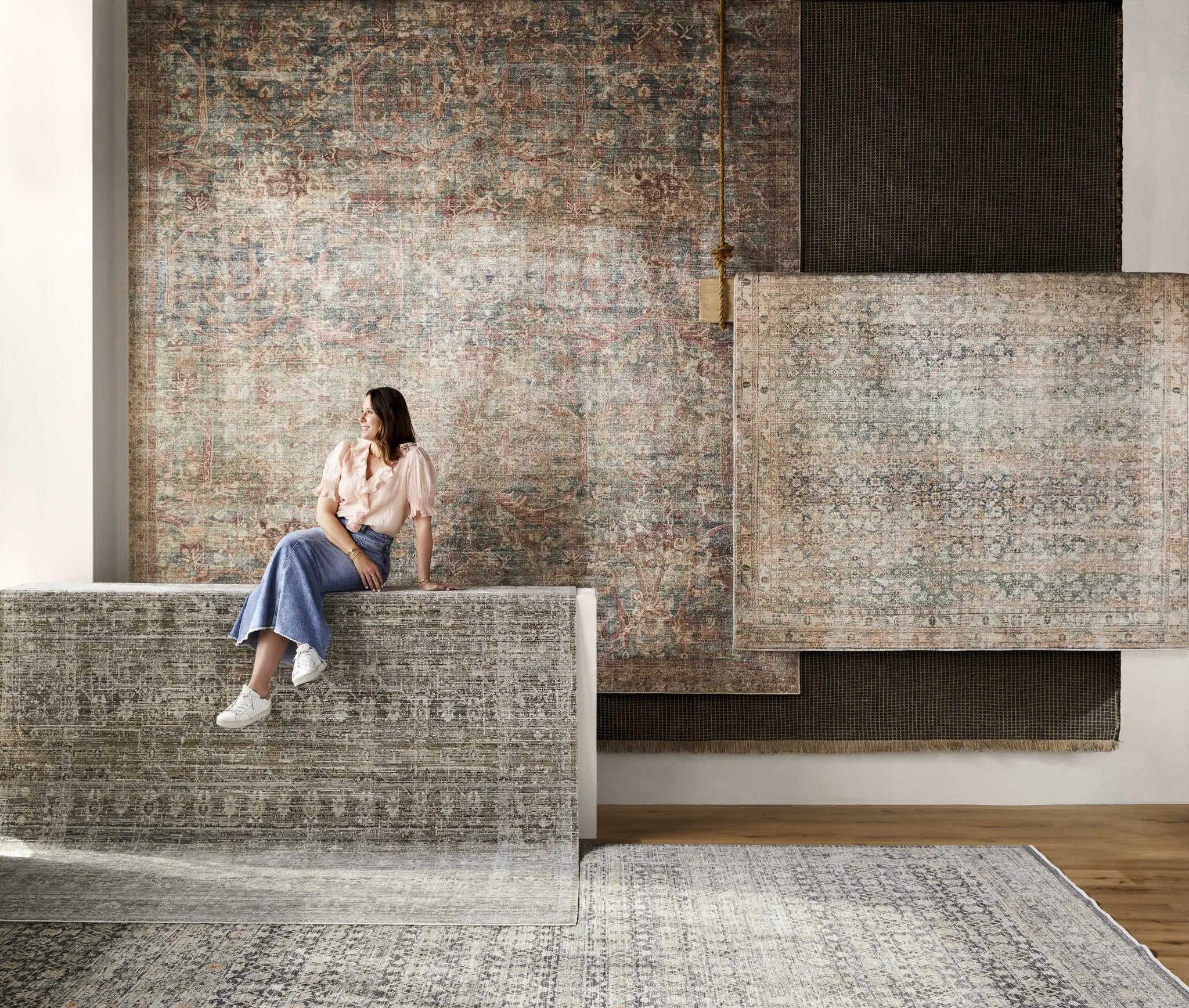 Margaret Outdoor Machine Woven Becki Owens x LIVABLISS BOMG-2308 Washable Area Rug by Boutique Rugs