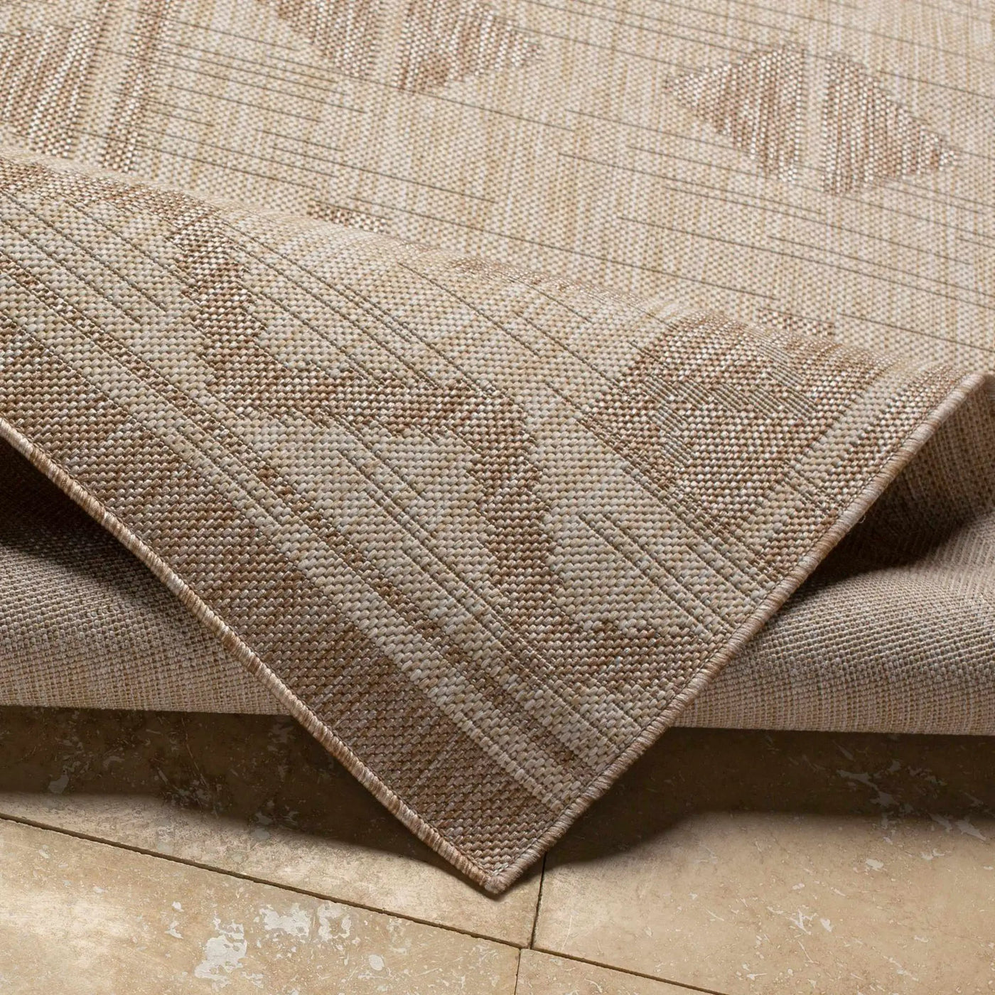Mangoso Beige Outdoor Area Rug - Clearance by Boutique Rugs