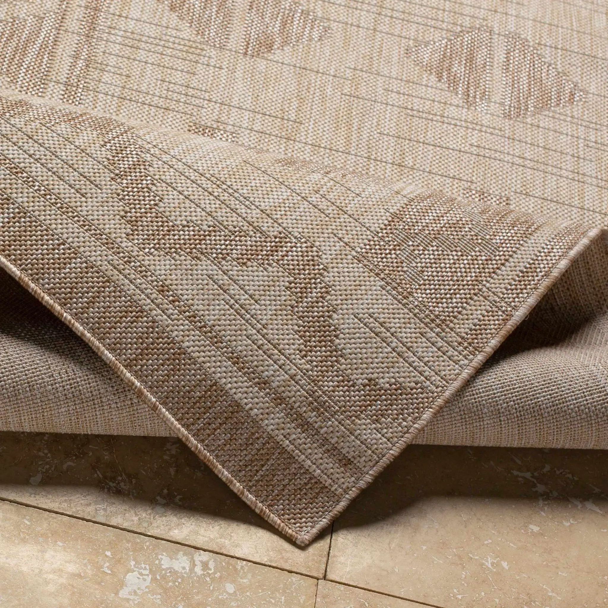 Mangoso Beige Outdoor Area Rug - Clearance by Boutique Rugs