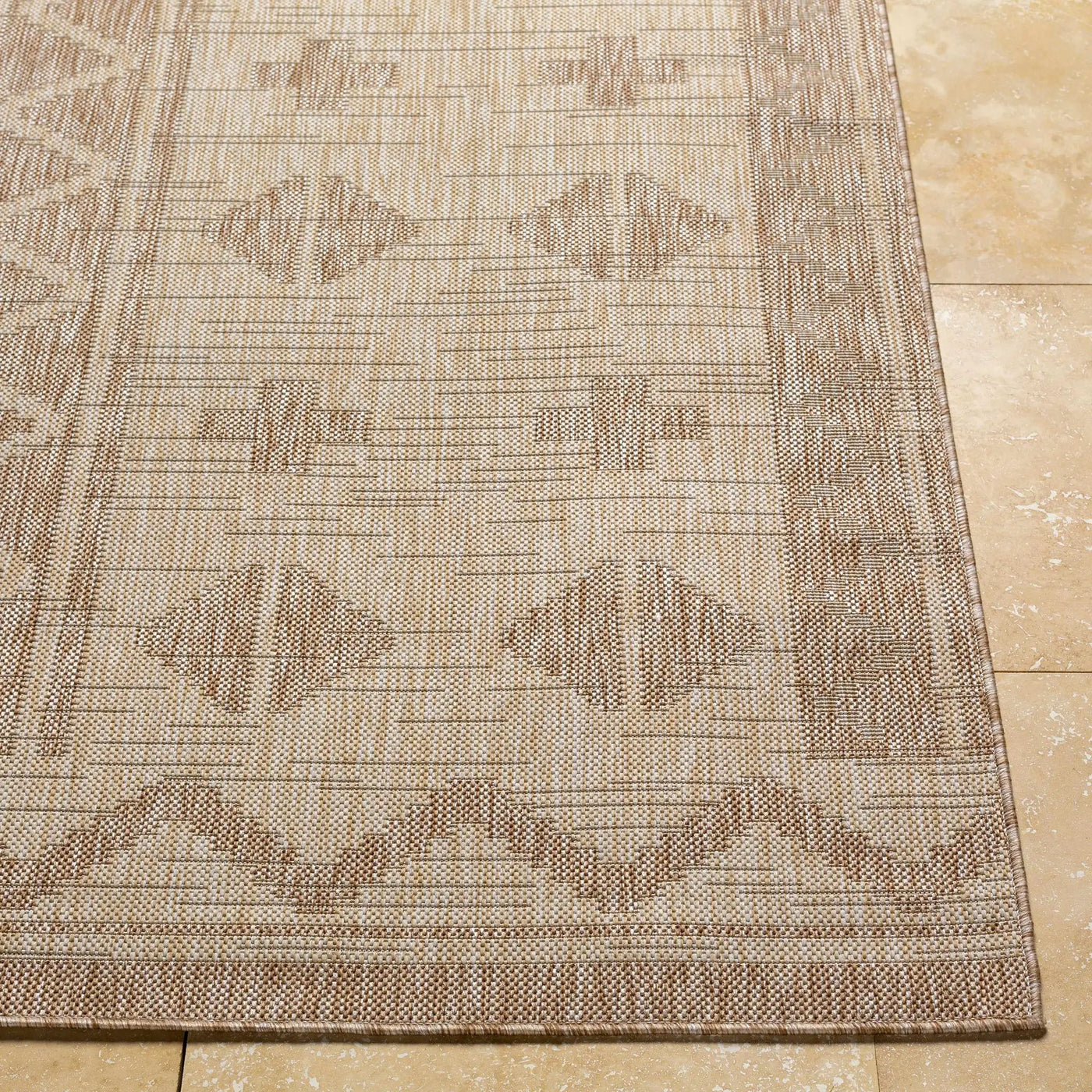 Mangoso Beige Outdoor Area Rug - Clearance by Boutique Rugs