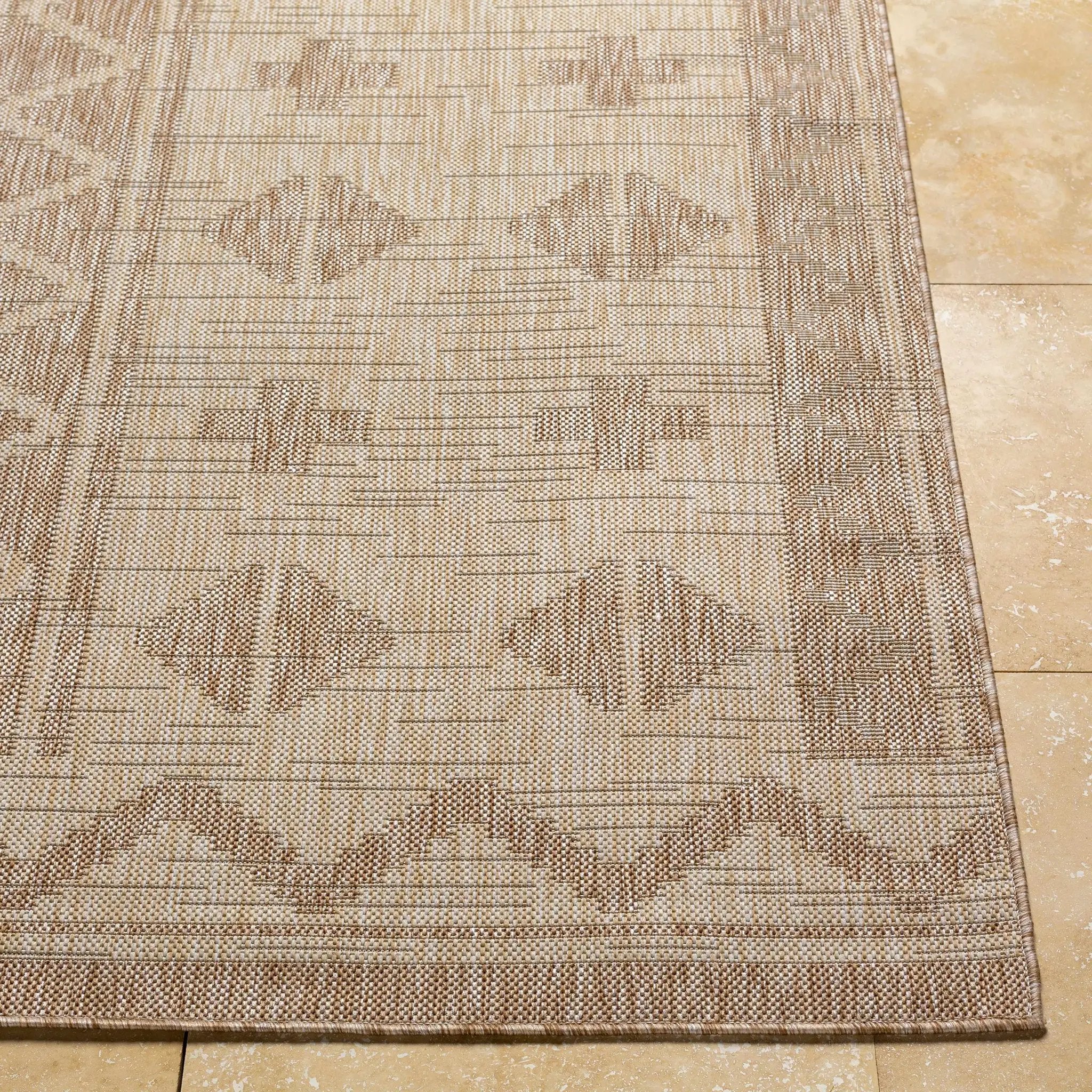 Mangoso Beige Outdoor Area Rug - Clearance by Boutique Rugs