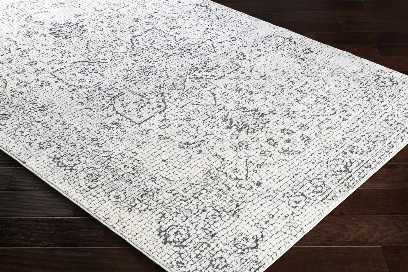 Bosphorus Black Mosaic Rug - Clearance by Boutique Rugs