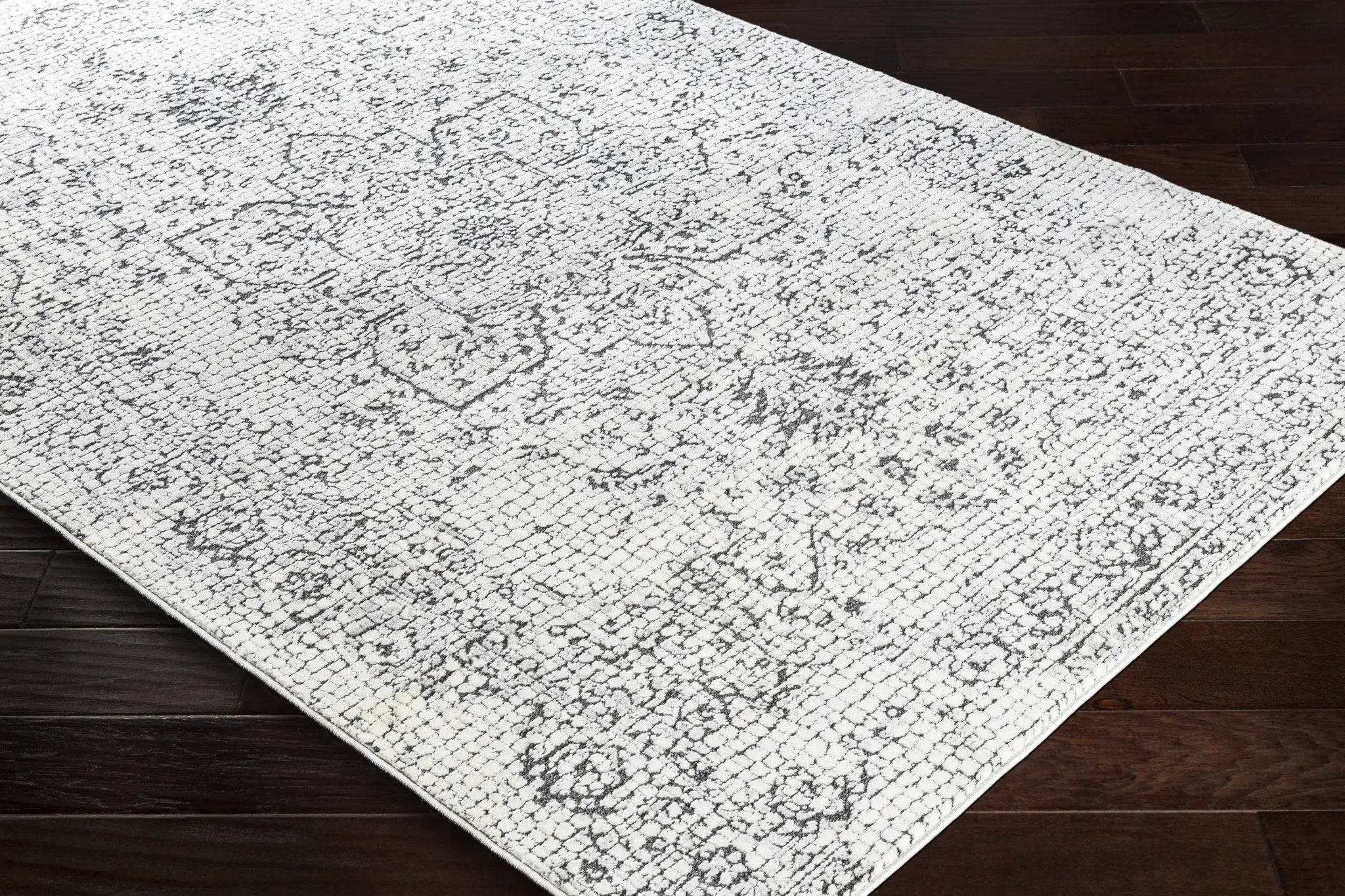 Bosphorus Black Mosaic Rug - Clearance by Boutique Rugs