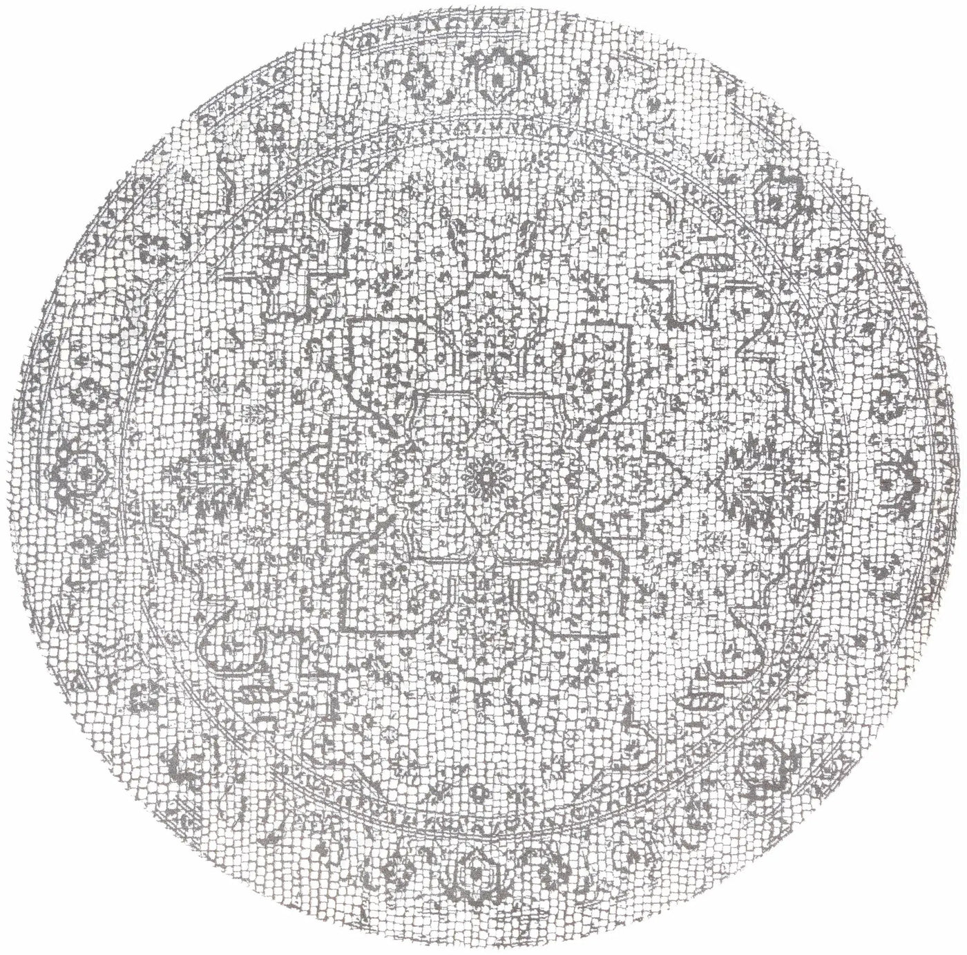Bosphorus Black Mosaic Rug - Clearance by Boutique Rugs