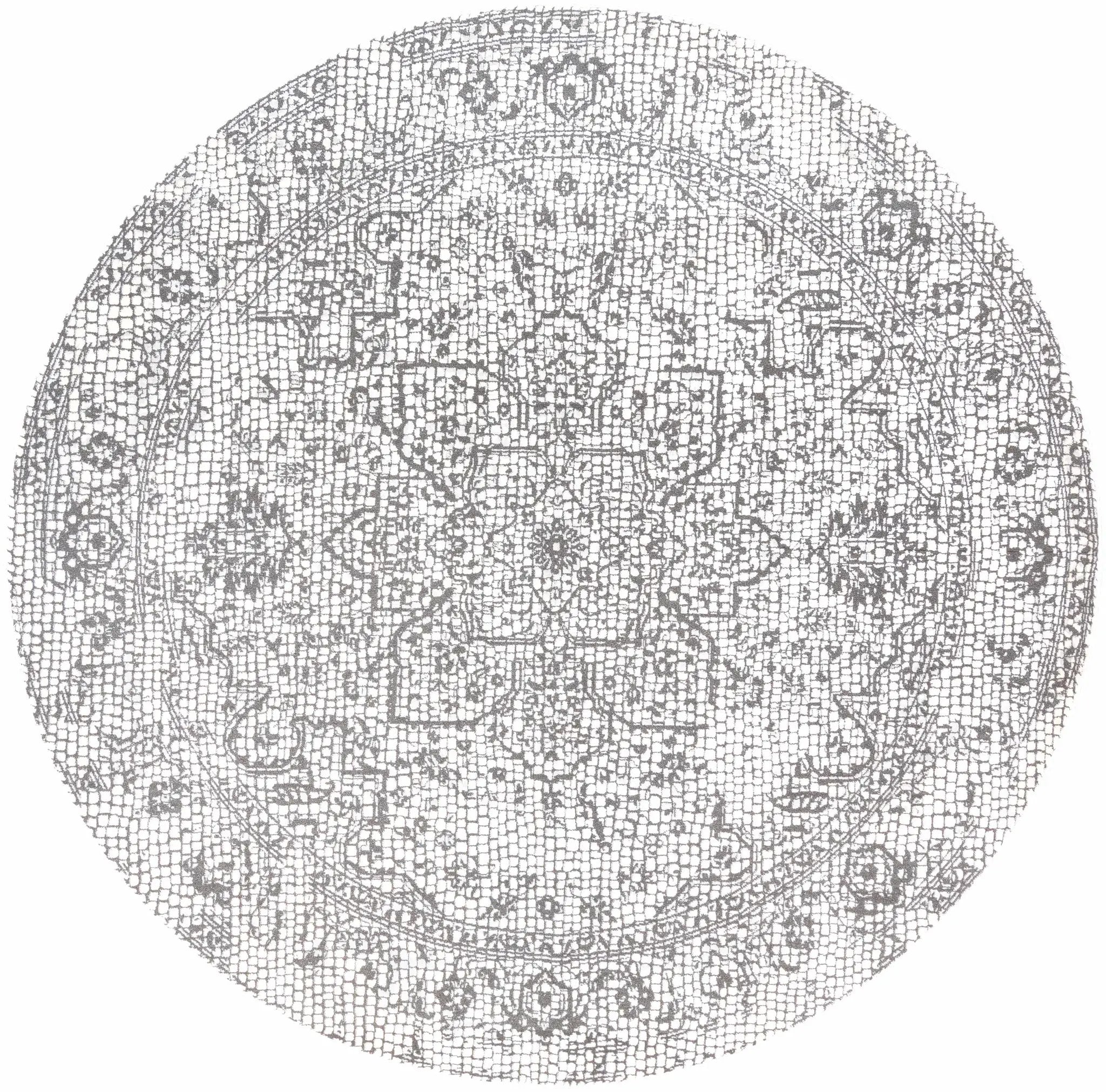 Bosphorus Black Mosaic Rug - Clearance by Boutique Rugs
