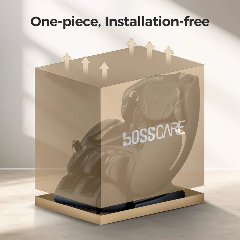 Bosscare Full Body 3D Zero Gravity Shiatsu Recliner Massage Chair With App (SAK32840) by SAKSBY WHOLESALE