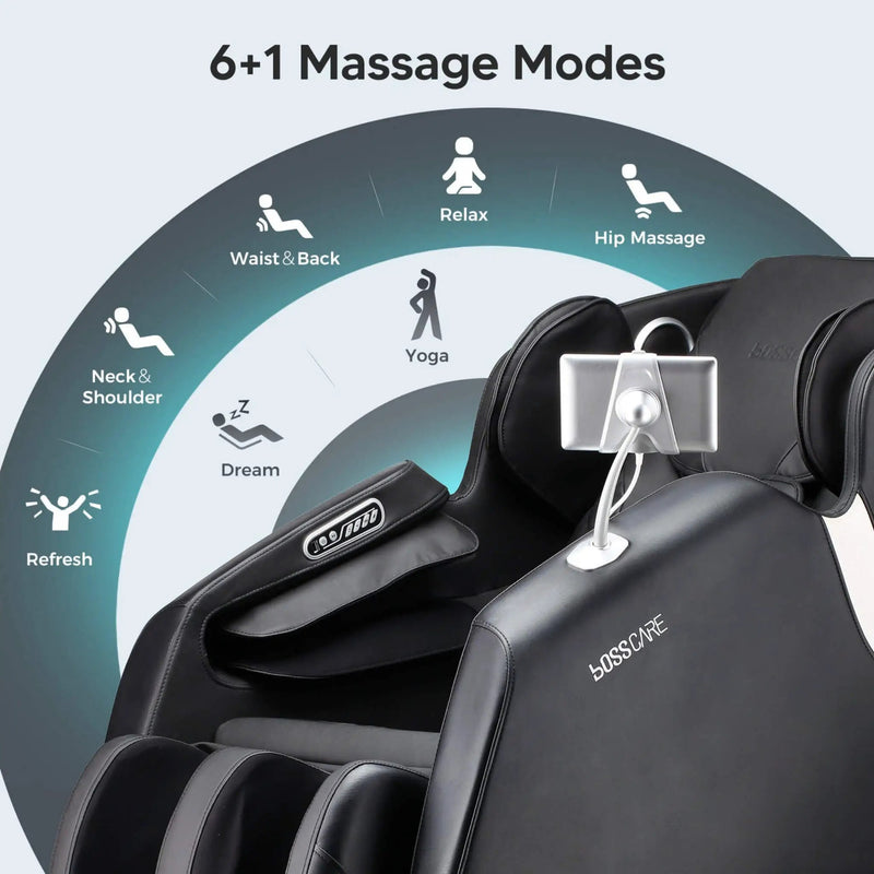 Bosscare Full Body Zero Gravity Shiatsu Recliner Massage Chair With AI Voice & App Control (SAK52960) by SAKSBY WHOLESALE