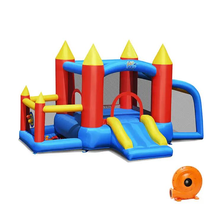 Kid Inflatable Slide Jumping Castle Bounce House with 740w Blower by DirectDeals