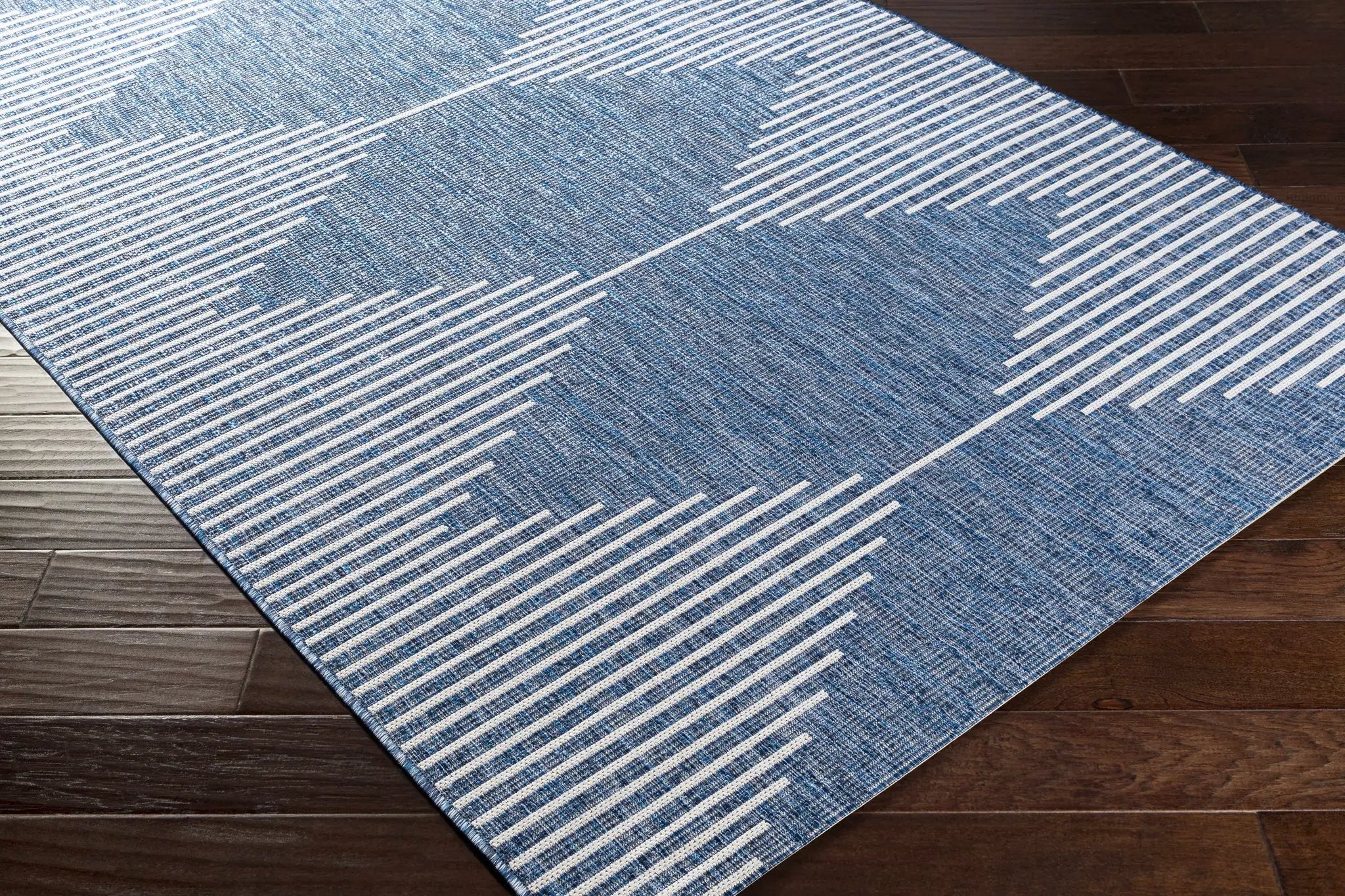 Stephan Navy Outdoor Rug by Boutique Rugs