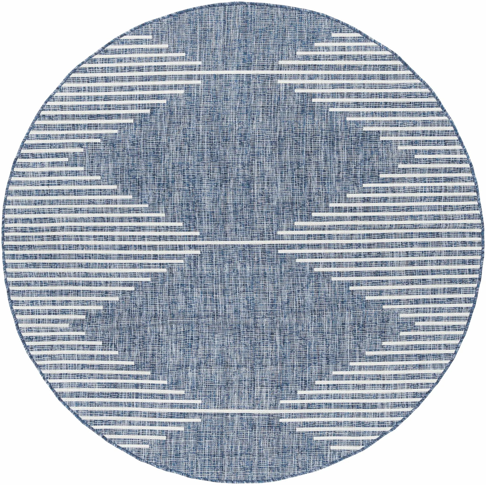 Stephan Navy Outdoor Rug by Boutique Rugs