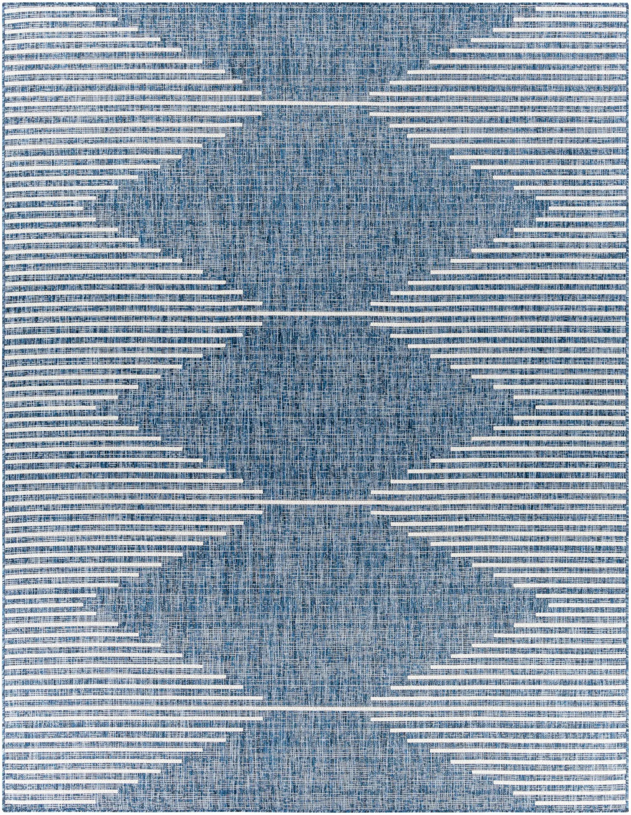 Stephan Navy Outdoor Rug by Boutique Rugs
