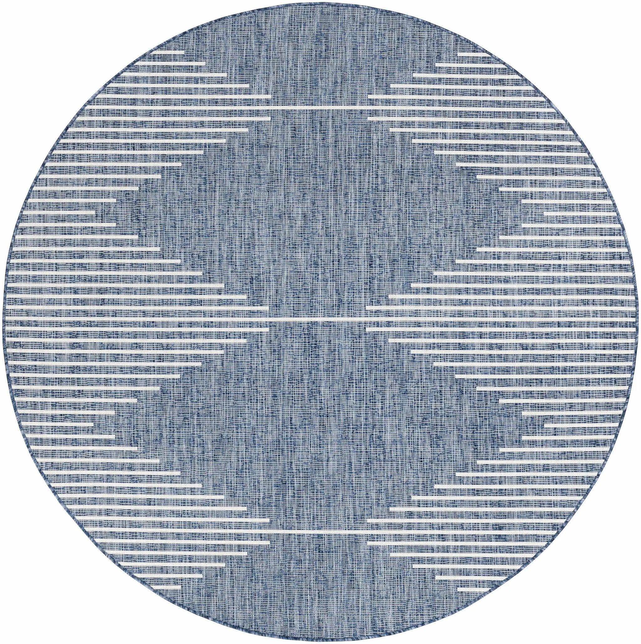 Stephan Navy Outdoor Rug by Boutique Rugs