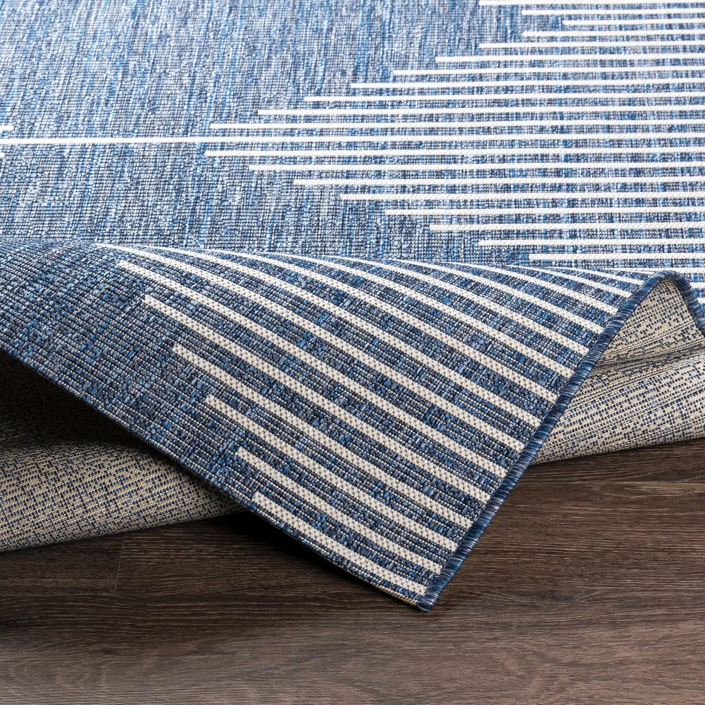 Stephan Navy Outdoor Rug by Boutique Rugs