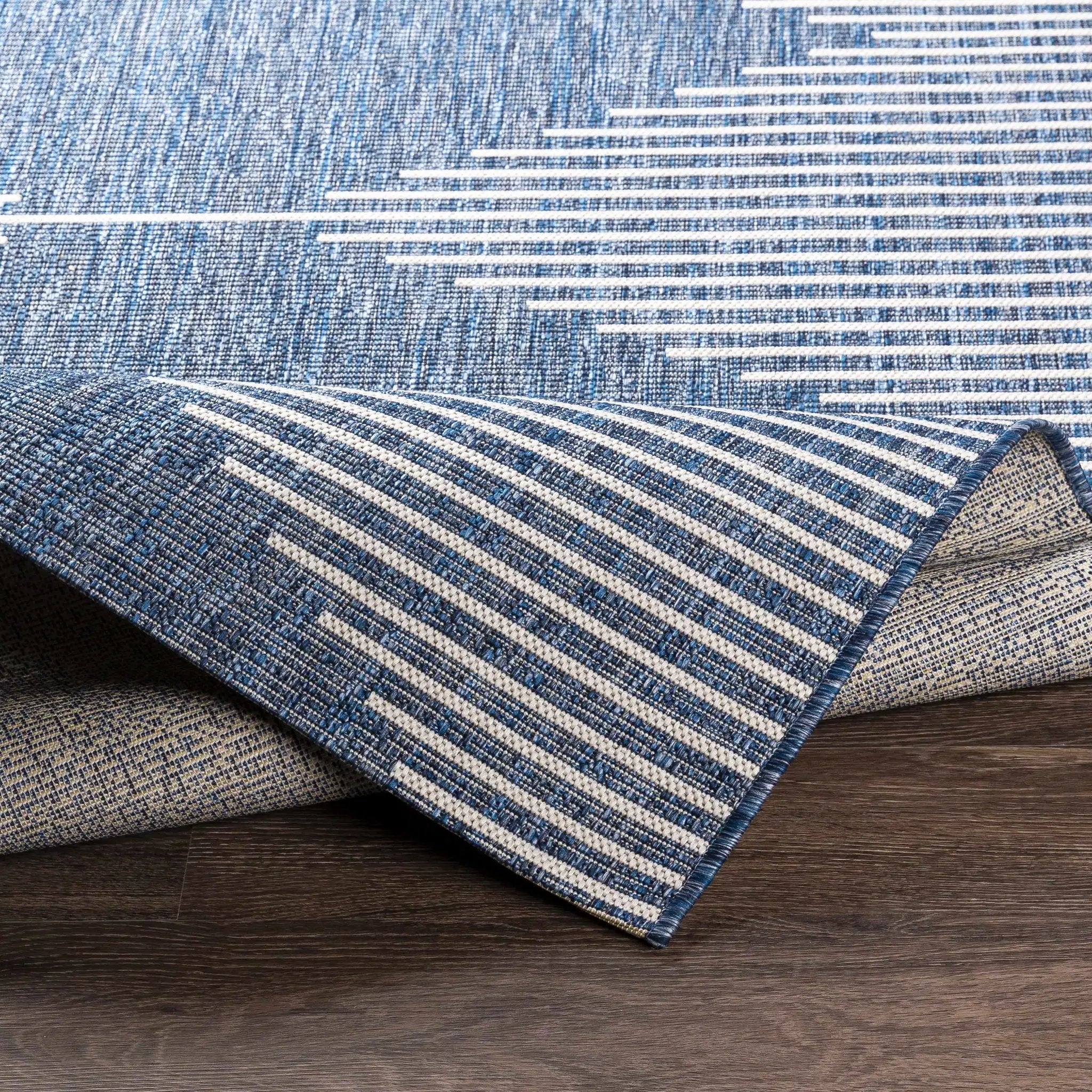 Stephan Navy Outdoor Rug by Boutique Rugs