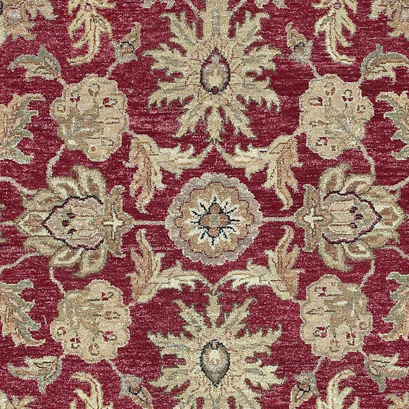 Red&Gold Premium Wool Area Rug - Clearance by Boutique Rugs