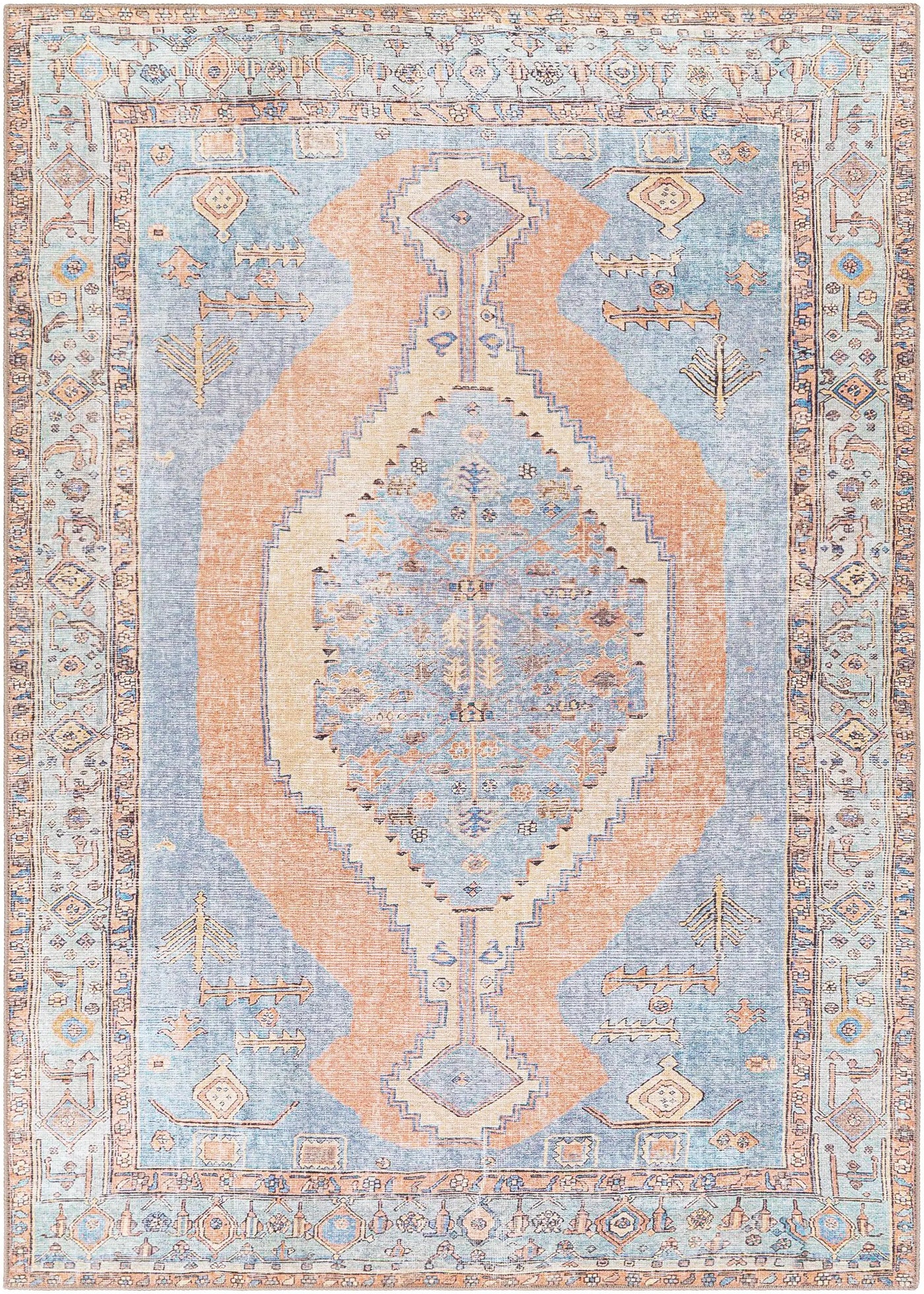 Bovey Washable Area Rug - Clearance by Boutique Rugs