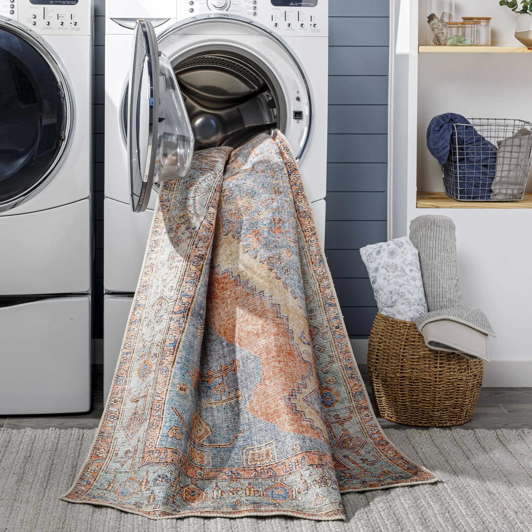 Bovey Washable Area Rug - Clearance by Boutique Rugs