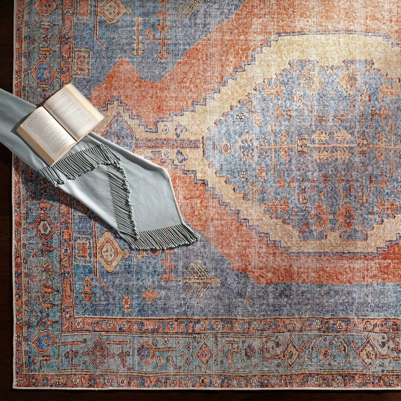 Bovey Washable Area Rug - Clearance by Boutique Rugs