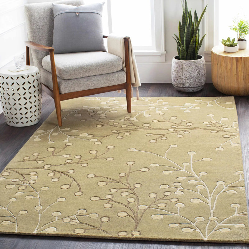 Olive Elsu Area Rug - Clearance by Boutique Rugs