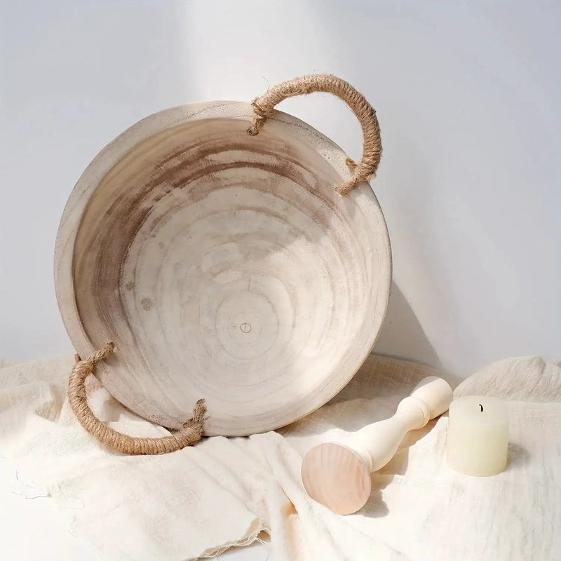 Bowl - Decorative Wood 11.2 Inch by House Of Avana