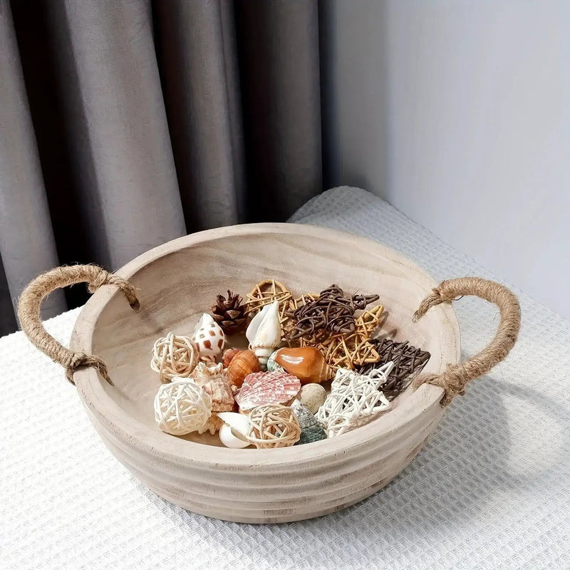 Bowl - Decorative Wood 11.2 Inch by House Of Avana