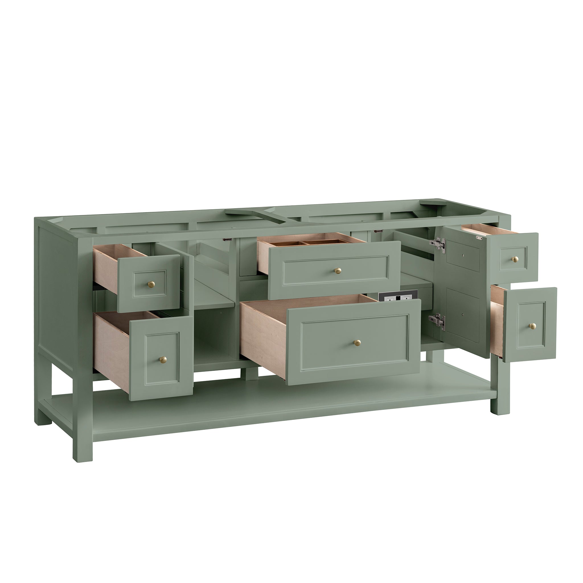 James Martin Breckenridge 72" Double Bathroom Vanity, Smokey Celadon by James Martin