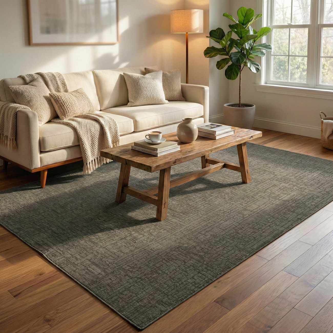 Leanna Green Washable Area Rug by Boutique Rugs