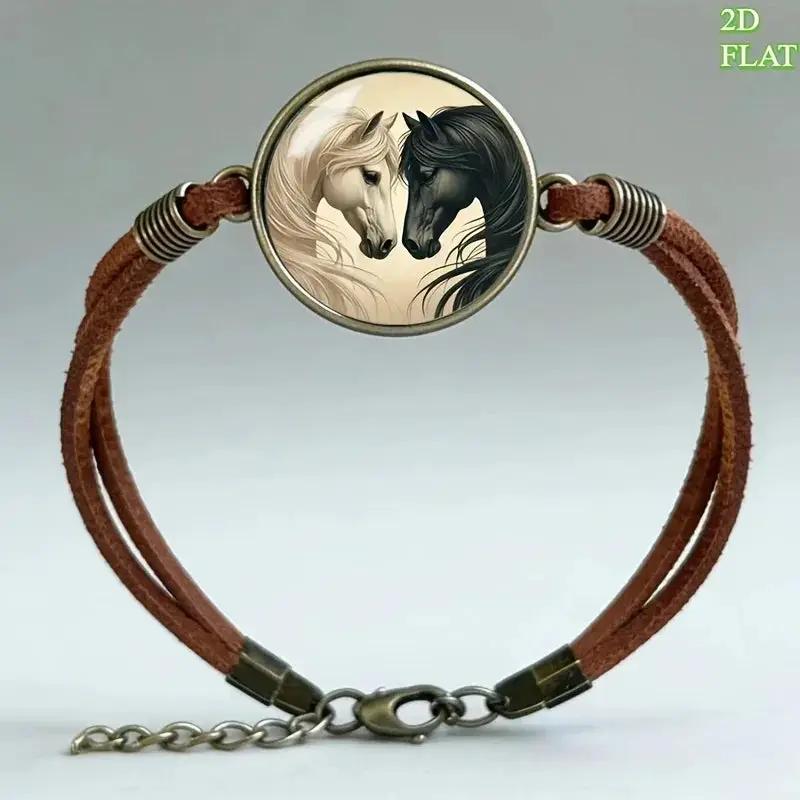 Bracelet - Vintage Glass Black by House Of Avana