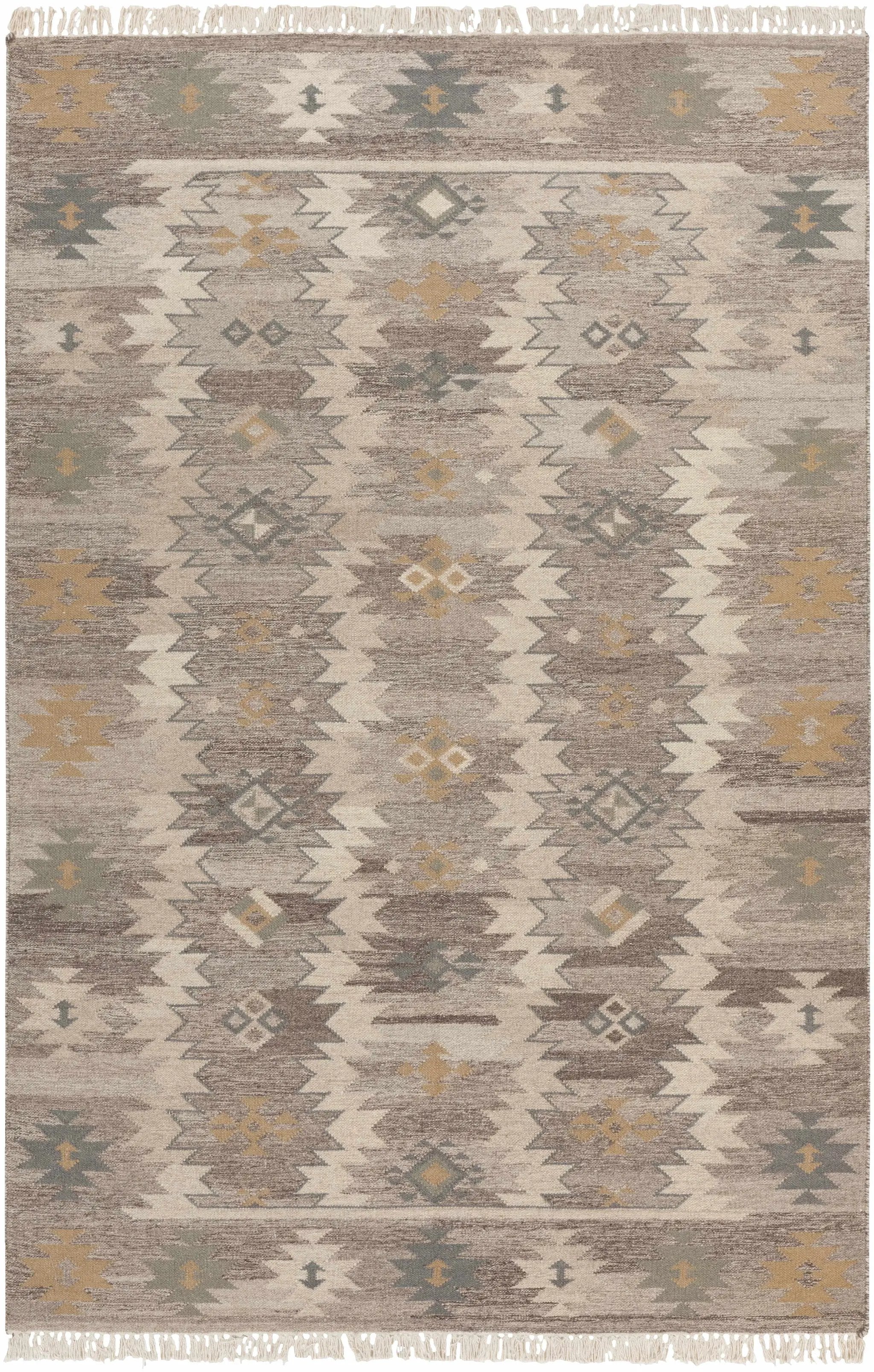 Brady Beige Wool Carpet - Clearance by Boutique Rugs