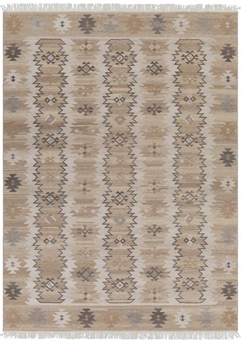 Brady Beige Wool Carpet - Clearance by Boutique Rugs