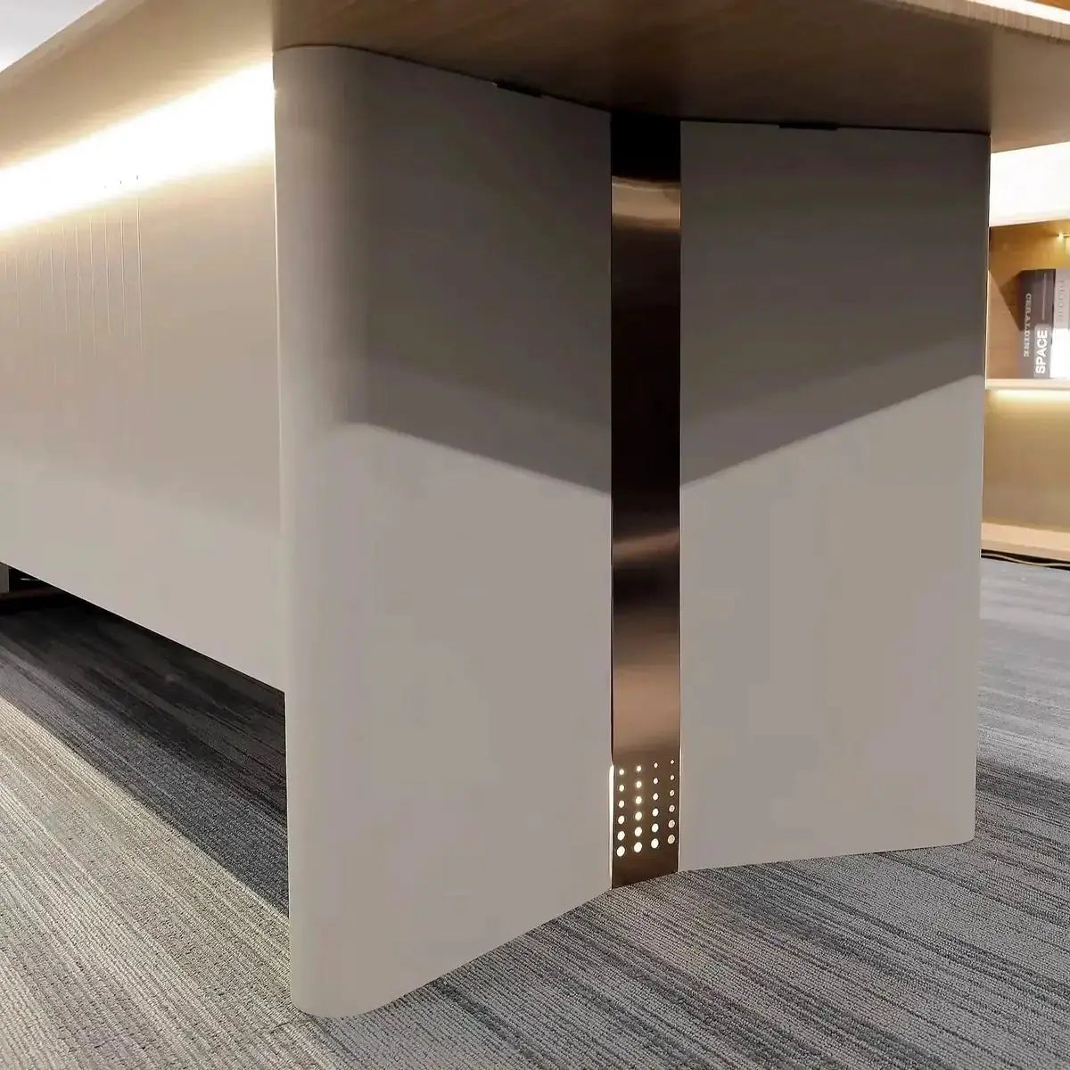 Vesta · Modern L-Shaped Executive Desk by Arc Grove