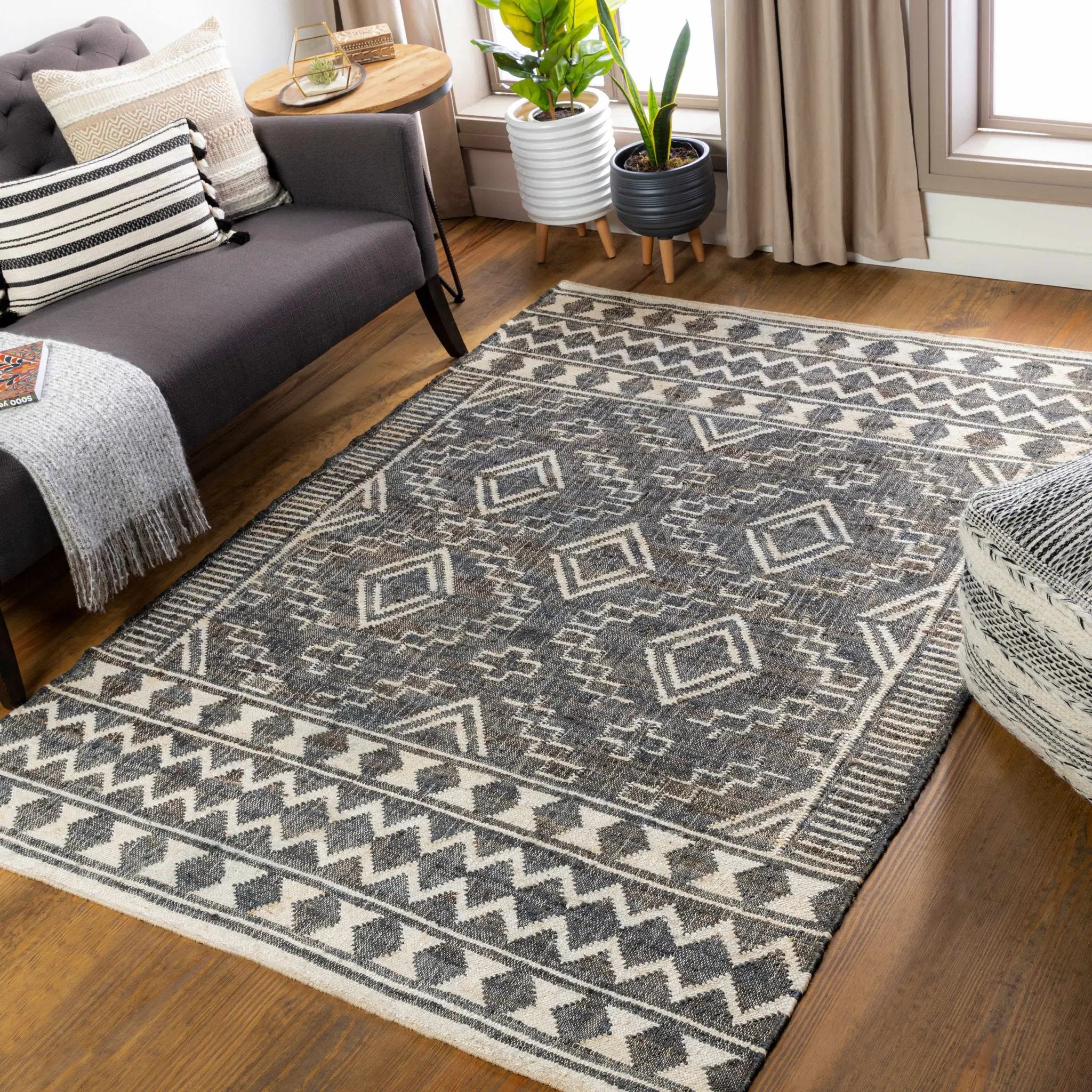Brenham Jute Carpet - Clearance by Boutique Rugs