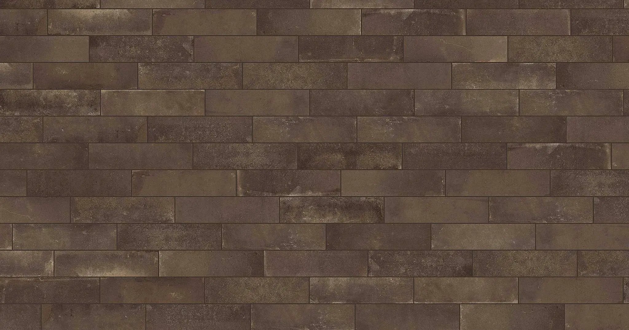 Brick World London Dark Smart-corner Look Porcelain Moldings 3x12 by landmarkceramics
