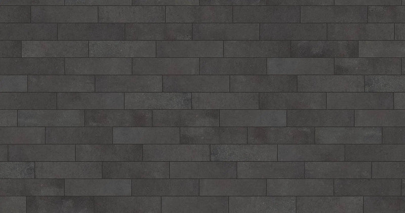 Brick World Soho Black Corner Look Porcelain Moldings 3x12 by landmarkceramics