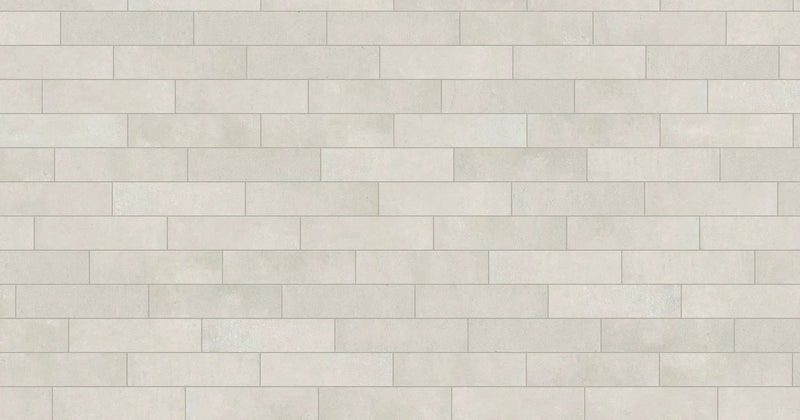 Brick World Soho White Corner Look Porcelain Moldings 3x12 by landmarkceramics