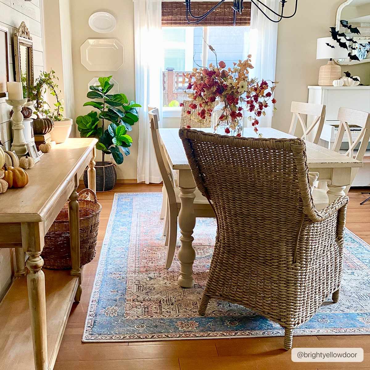 Rosman Distressed Washable Area Rug by Boutique Rugs