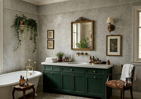 Britannia Honed Limestone Slab Random room scene