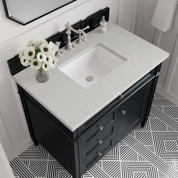 James Martin Brittany 36" Single Bathroom Vanity, Black Onyx