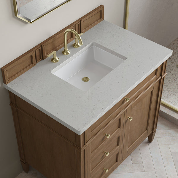 James Martin Brittany 36" Single Bathroom Vanity, Pecan