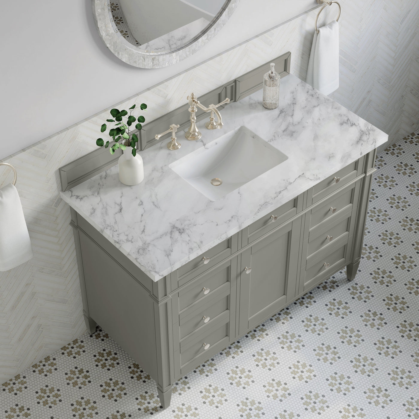 James Martin Brittany 48" Single Bathroom Vanity, Urban Gray by James Martin