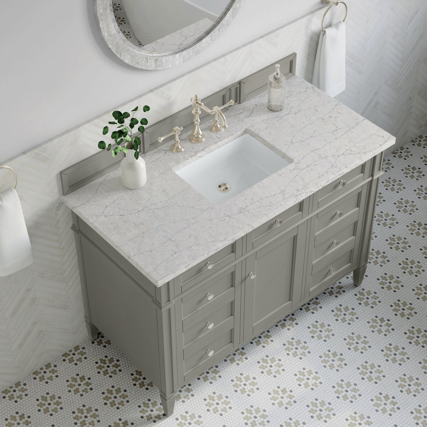 James Martin Brittany 48" Single Bathroom Vanity, Urban Gray by James Martin