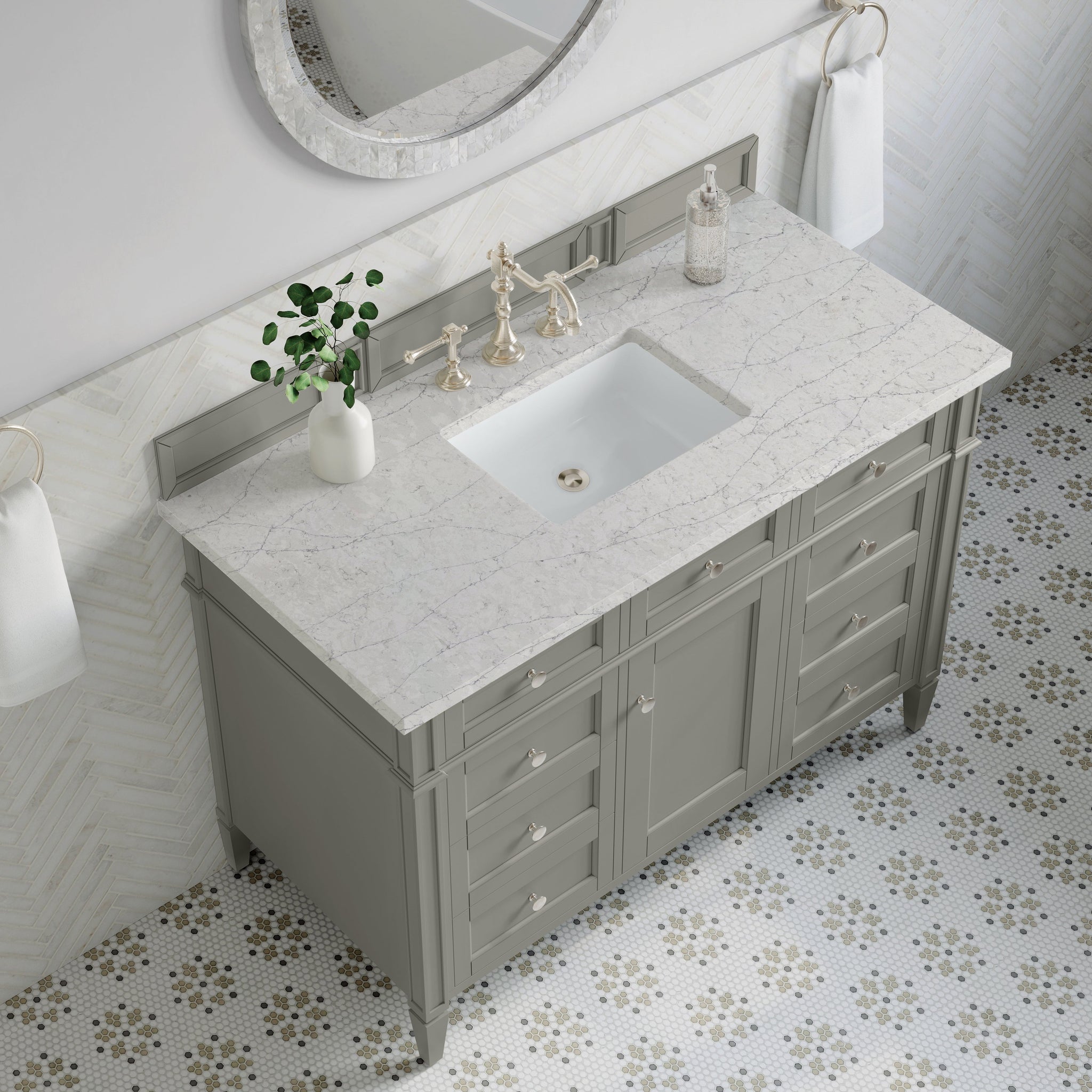 James Martin Brittany 48" Single Bathroom Vanity, Urban Gray by James Martin