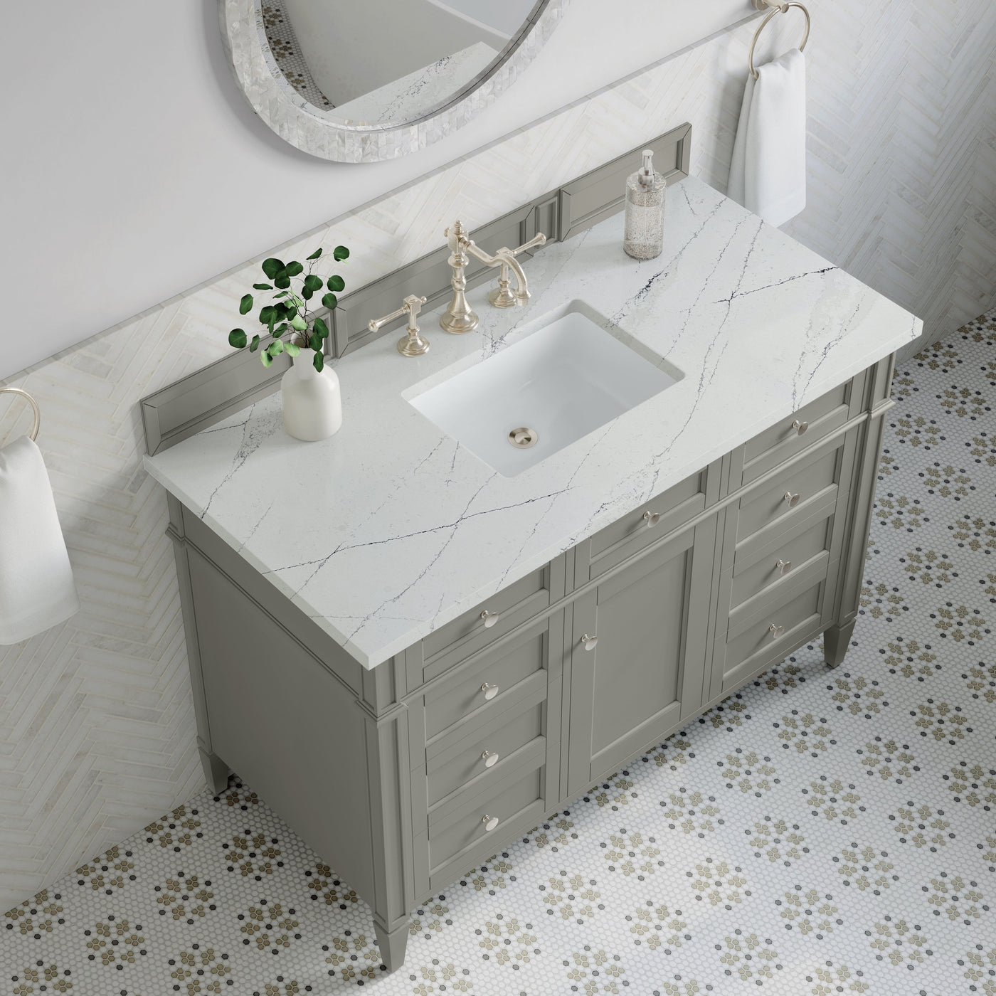 James Martin Brittany 48" Single Bathroom Vanity, Urban Gray by James Martin