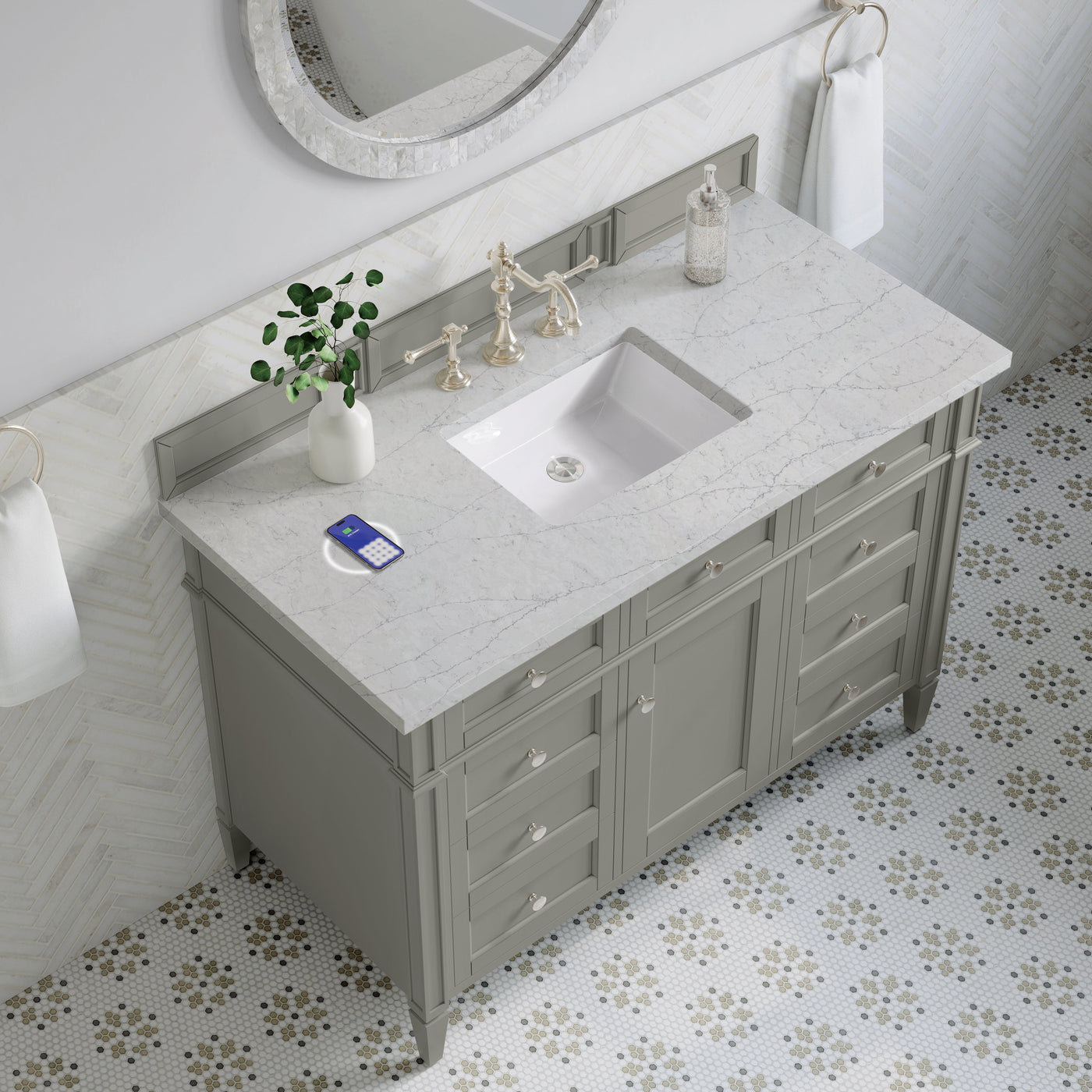 James Martin Brittany 48" Single Bathroom Vanity, Urban Gray by James Martin