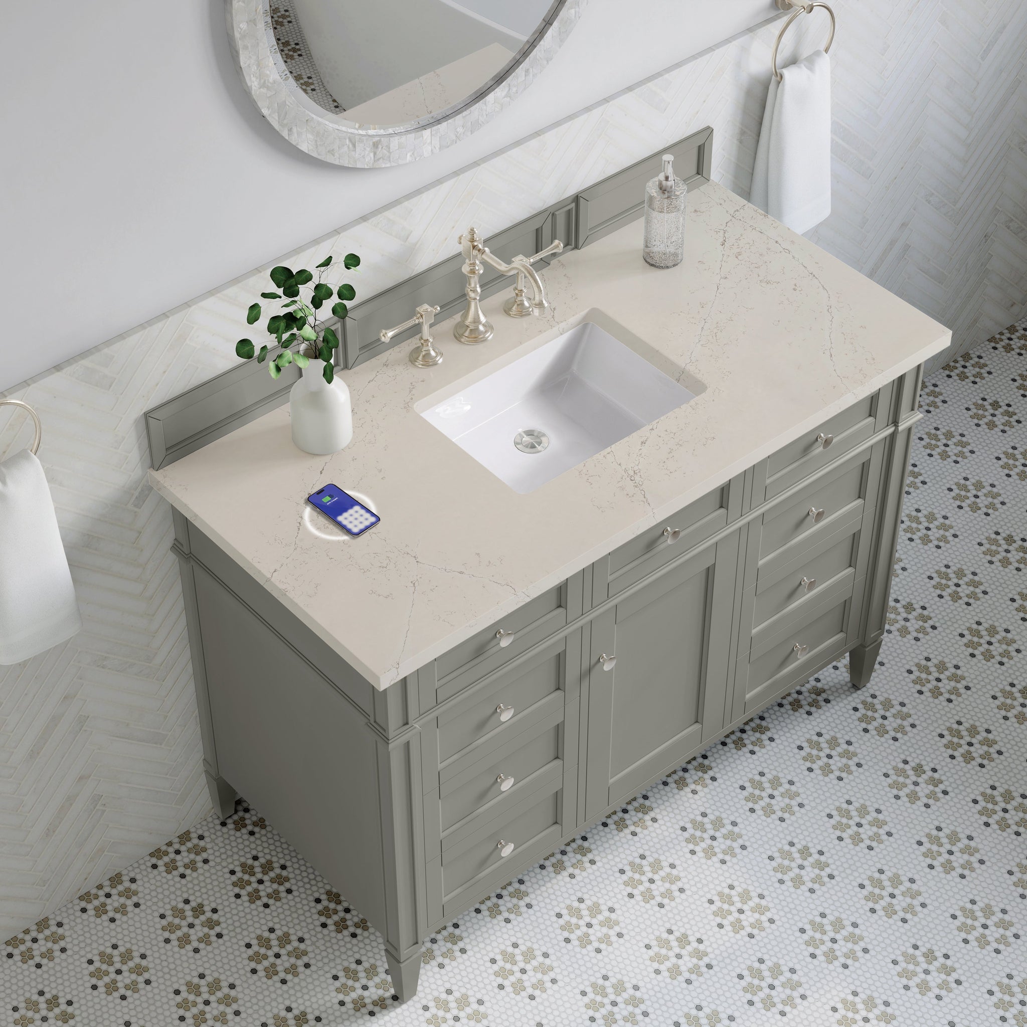 James Martin Brittany 48" Single Bathroom Vanity, Urban Gray by James Martin